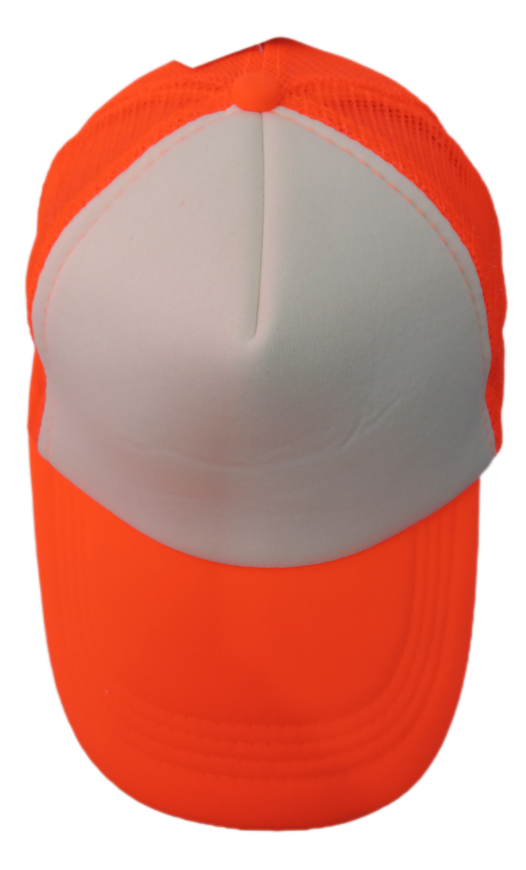 Gorro c/Visera Bicolor Naranja Fluo 1710-1