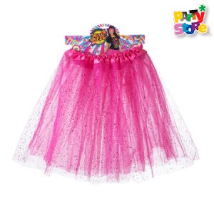 Pollera Tutú RR Neón Fluo Rosa 45 cm AC521