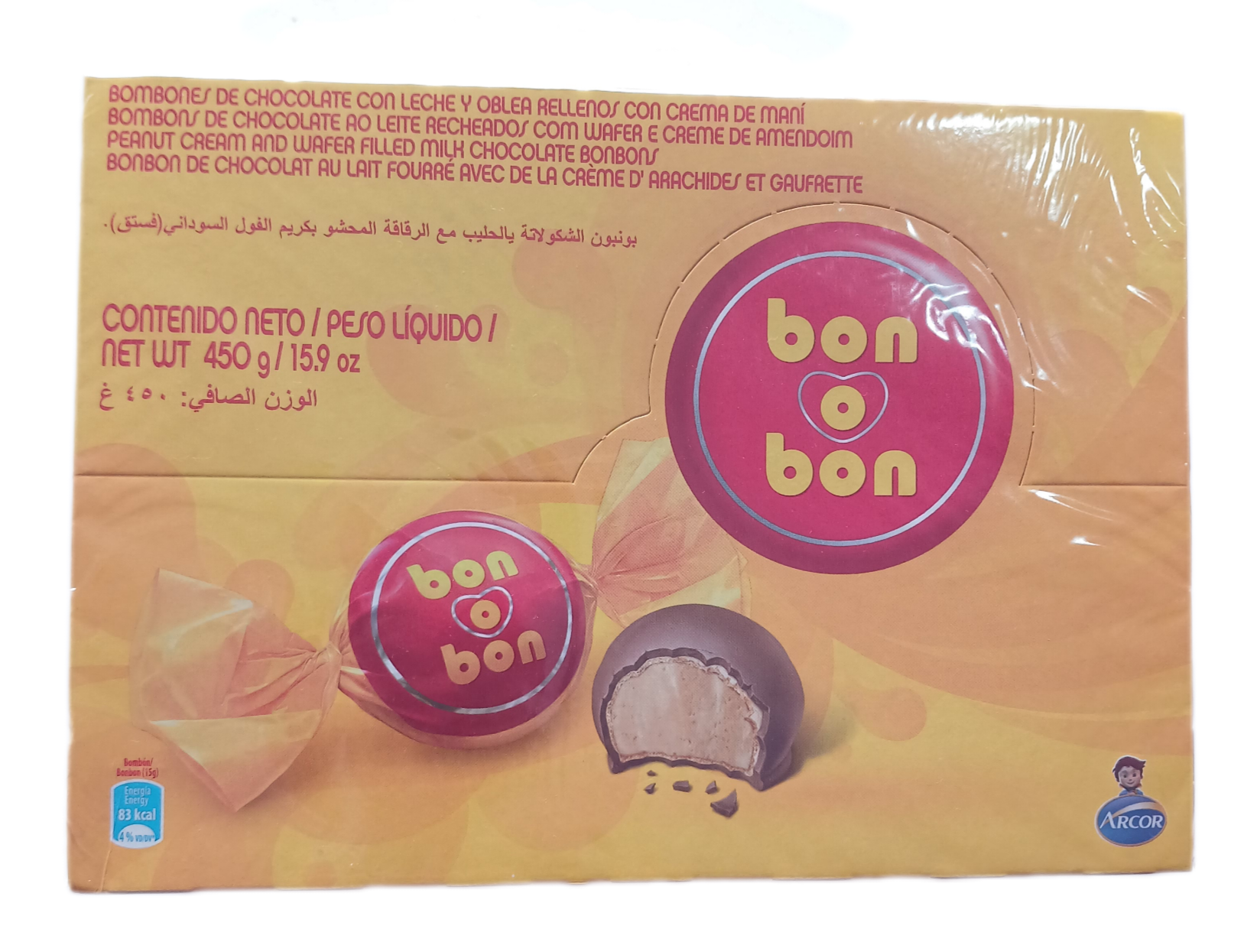 Bombón Bon o Bon Leche x 18 un 11915