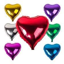 Globo Metalizado 18p Forma Coraz. Láser JB FB7193-910899
