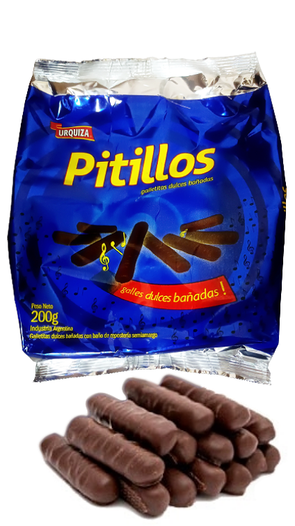 Palito Bañado Pitillo Urquiza x 200 gr - 10 paq