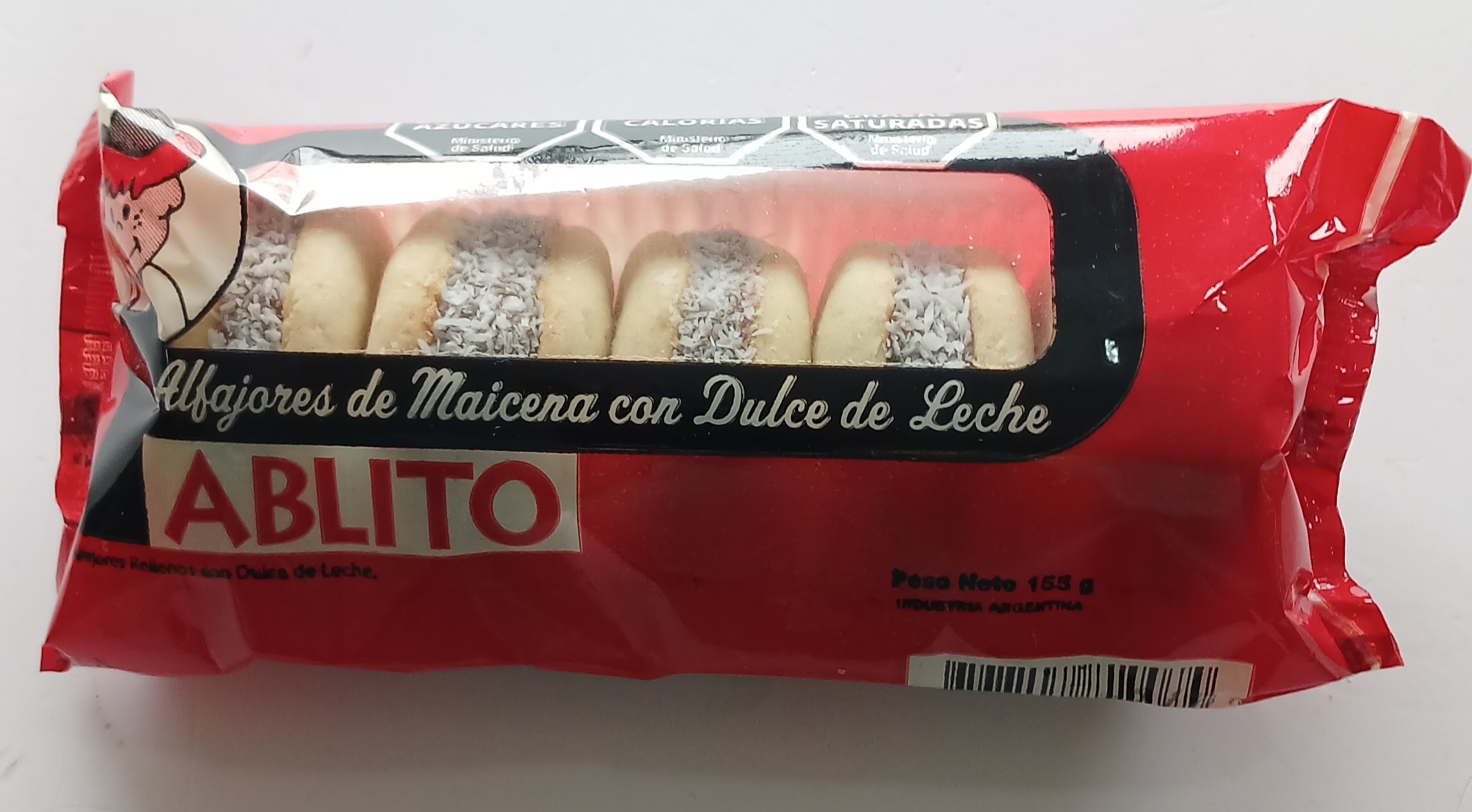 Alfajor Maicena Pablito Tubo x 5 un - 12 paq