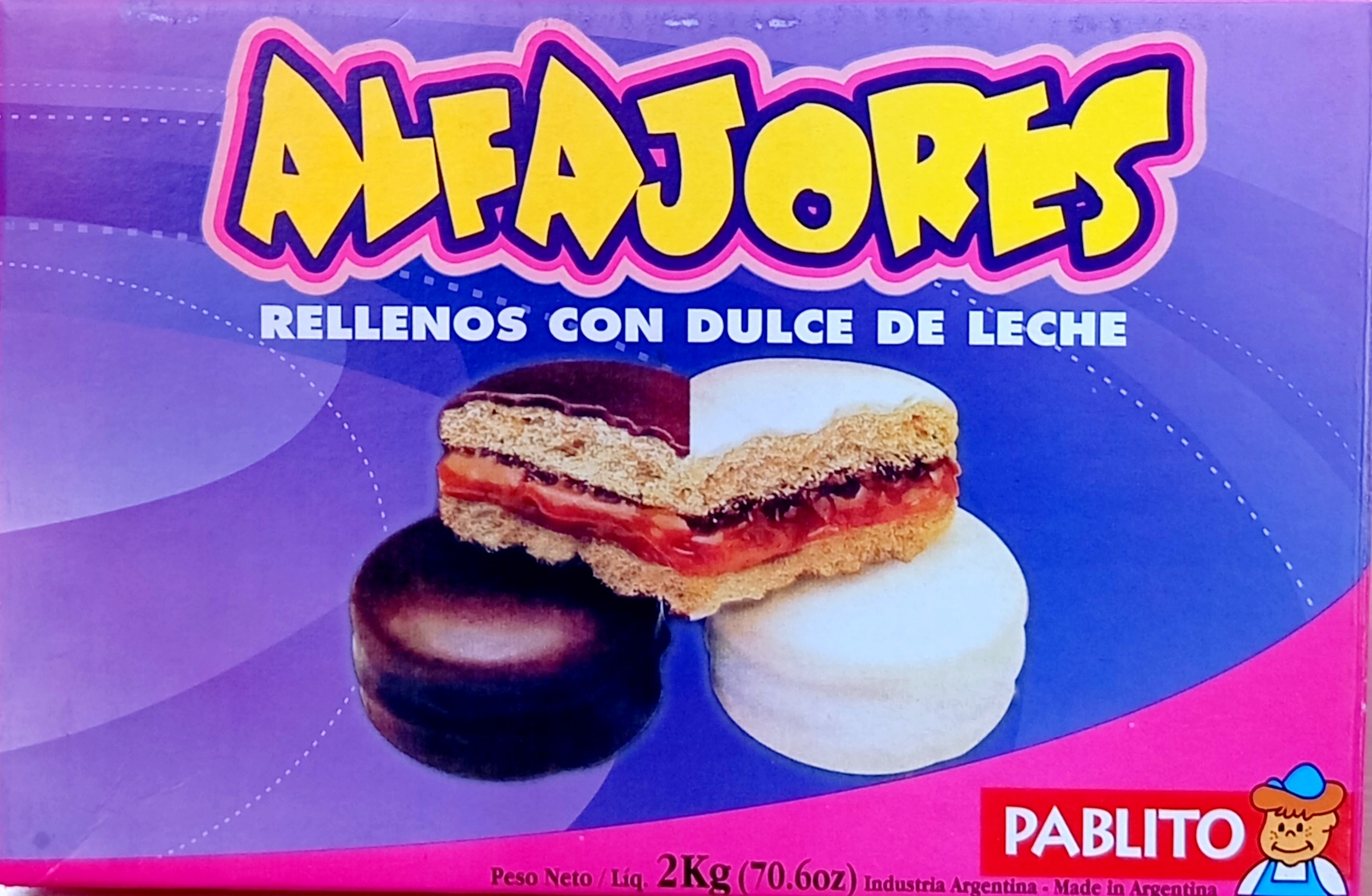 Alfajor Mixto Baño Choc. Pablito x 2 kg