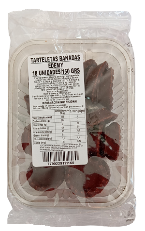 Tarteletas Bañadas Edemy x 18 un - 16 paq