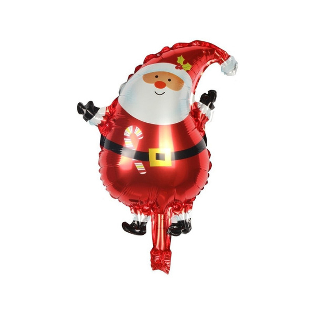 Globo Metalizado 14p Papá Noel Gordo x 5 un FB7189