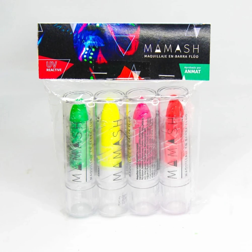 Maquillaje Artist. Abi Labial Fluo x 4 un