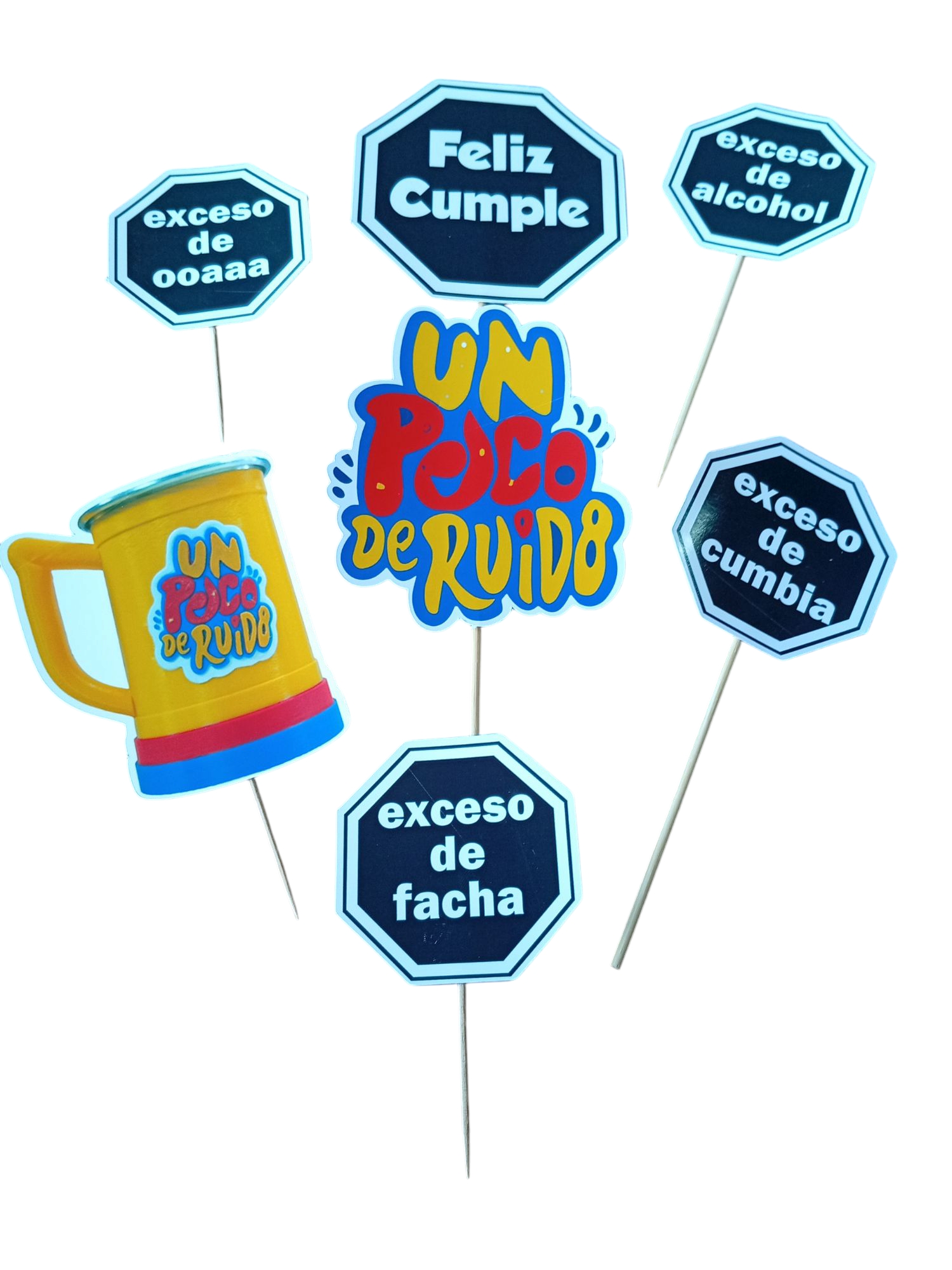 Adorno Pinche F.C. Set Un Poco de Ruido
