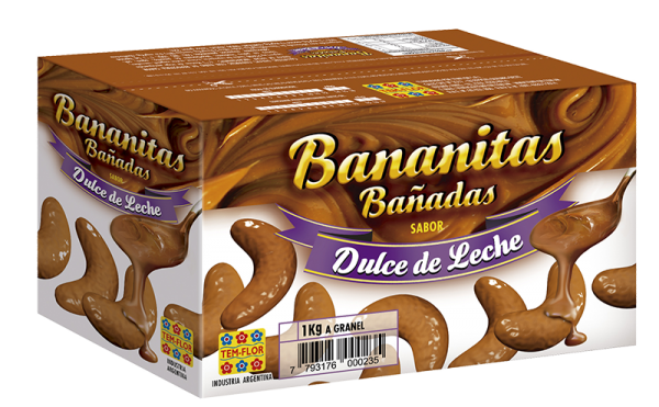 Gall. Temflor Bananita Bañada D. Leche x 1 kg