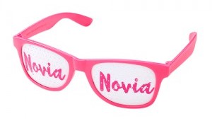 Lentes Novia Rosa con Blanco LE32