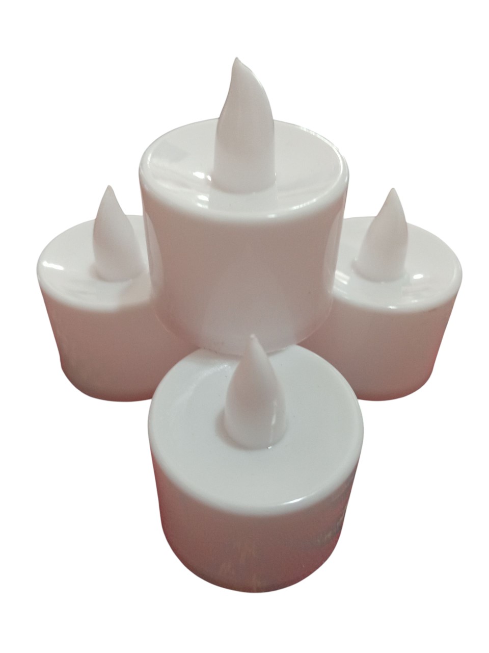 Vela Plástica Led 2.7 cm Blanca x 1 un - 24 un Fria 35347