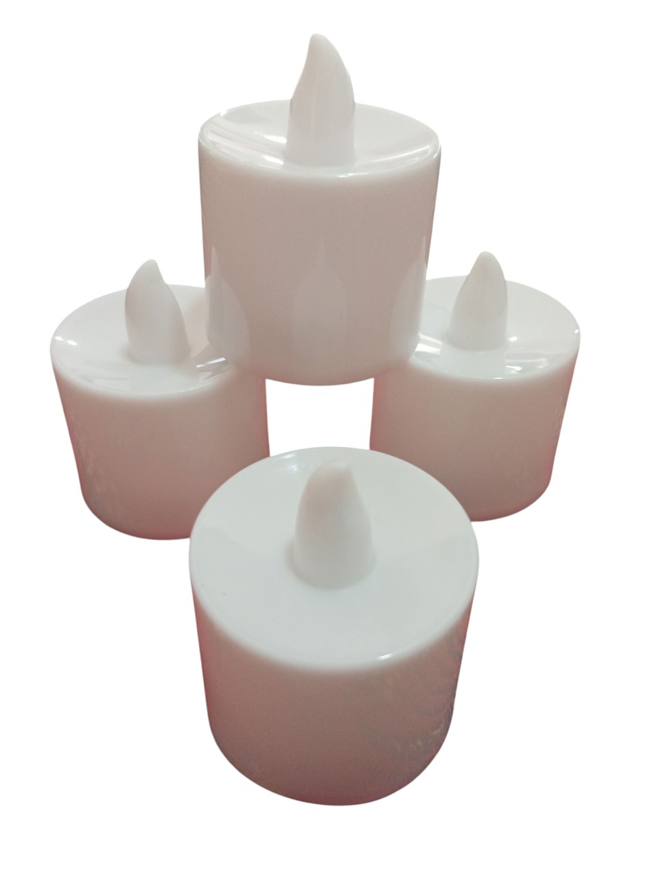 Vela Plástica Led 2.7 cm Blanca x 1 un - 24 un Cálida 35348