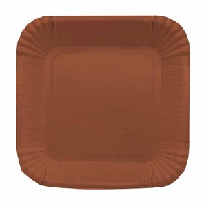 Plato Otero x 8 Cuad. Chico Terracota