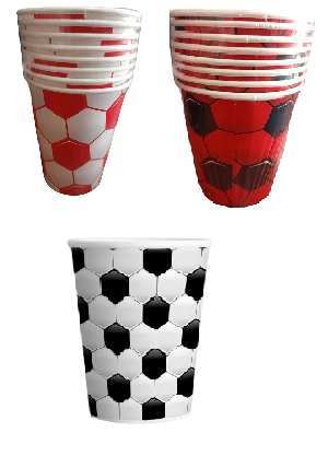 Vaso Polipapel x 8 Fútbol Otero 240 cc