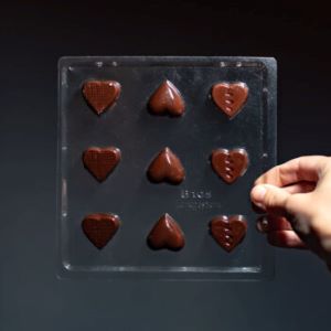 Placa Bombón Corazoncitos B105 La Repost.