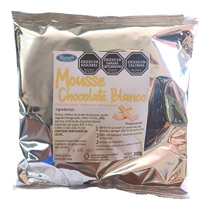 Polvo Mousse Chocolate Blanco Blunes x 200 gr - 12 paq